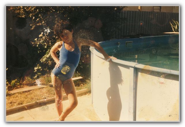 Young LJ in bathers Rosebery St